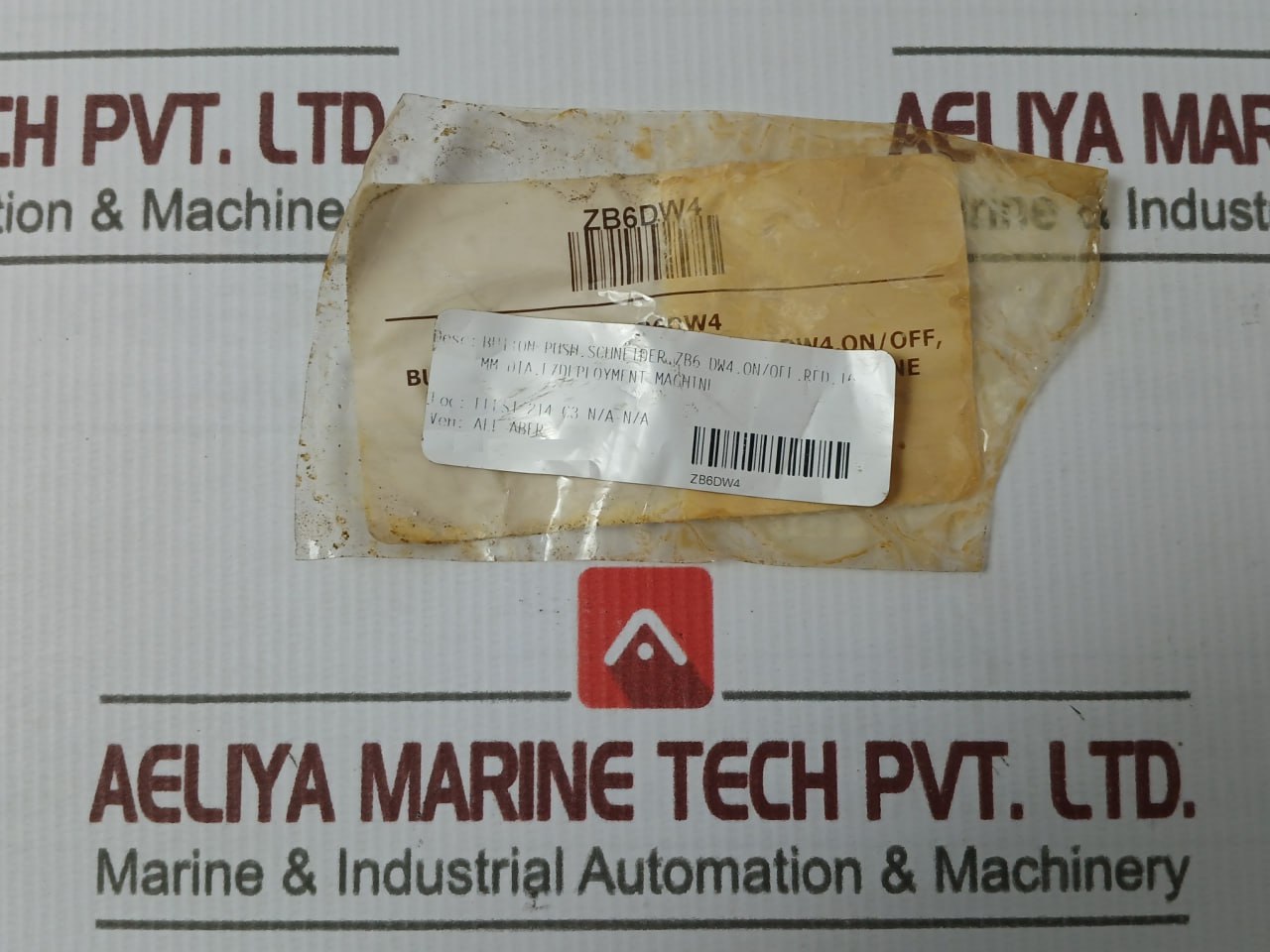 Schneider Electric Zb6 Dw4 On/Off Red Push Button Switch - Image 5