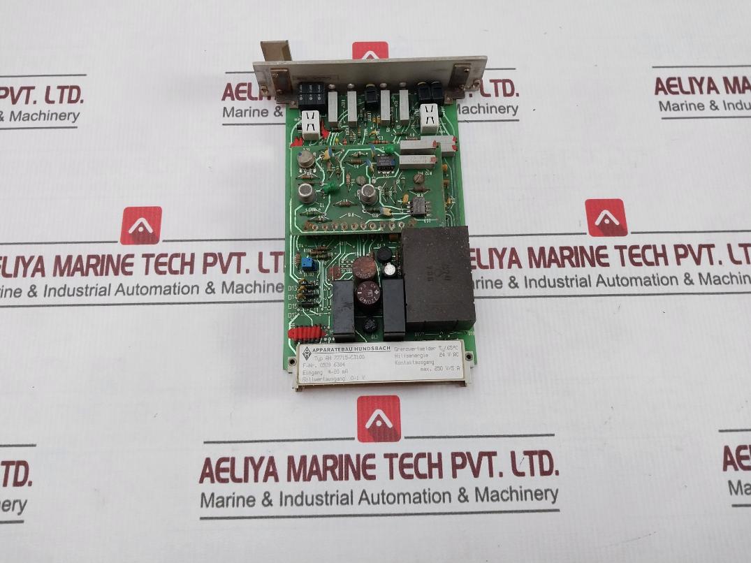Apparatebau Hundsbach Ah 77715-C3100 Printed Circuit Board 250v - Image 3