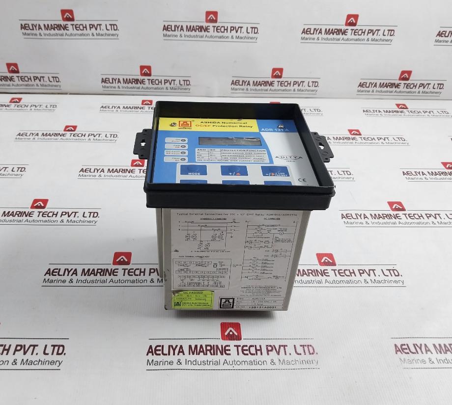 Ashida Adr131a Protection Relay 250 V