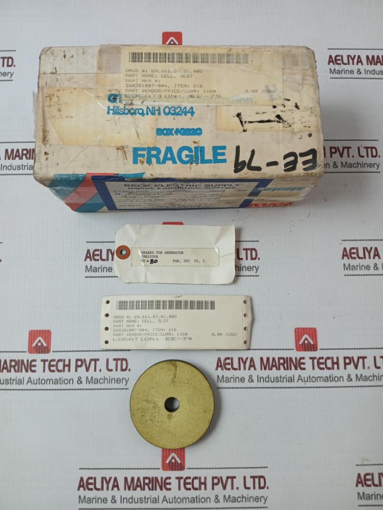 Beck Electric 34a381007-004 Spares For Generator Varistor