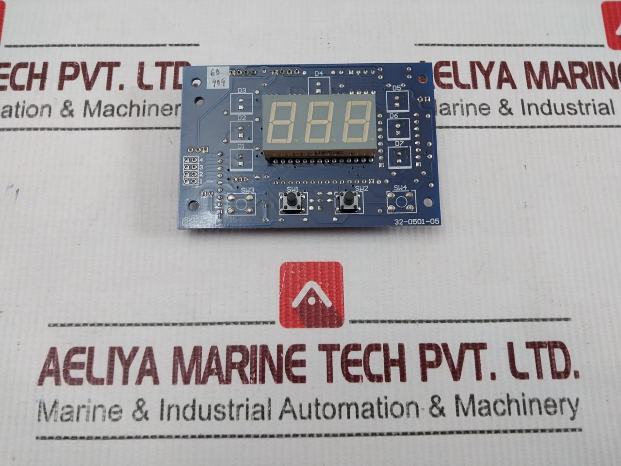 Dcs 32-0501-05 3-Digit Led Display Control Board Pcb