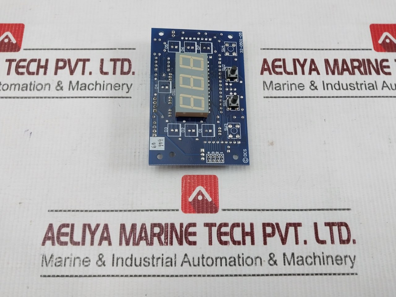 Dcs 32-0501-05 3-Digit Led Display Control Board Pcb - Image 3