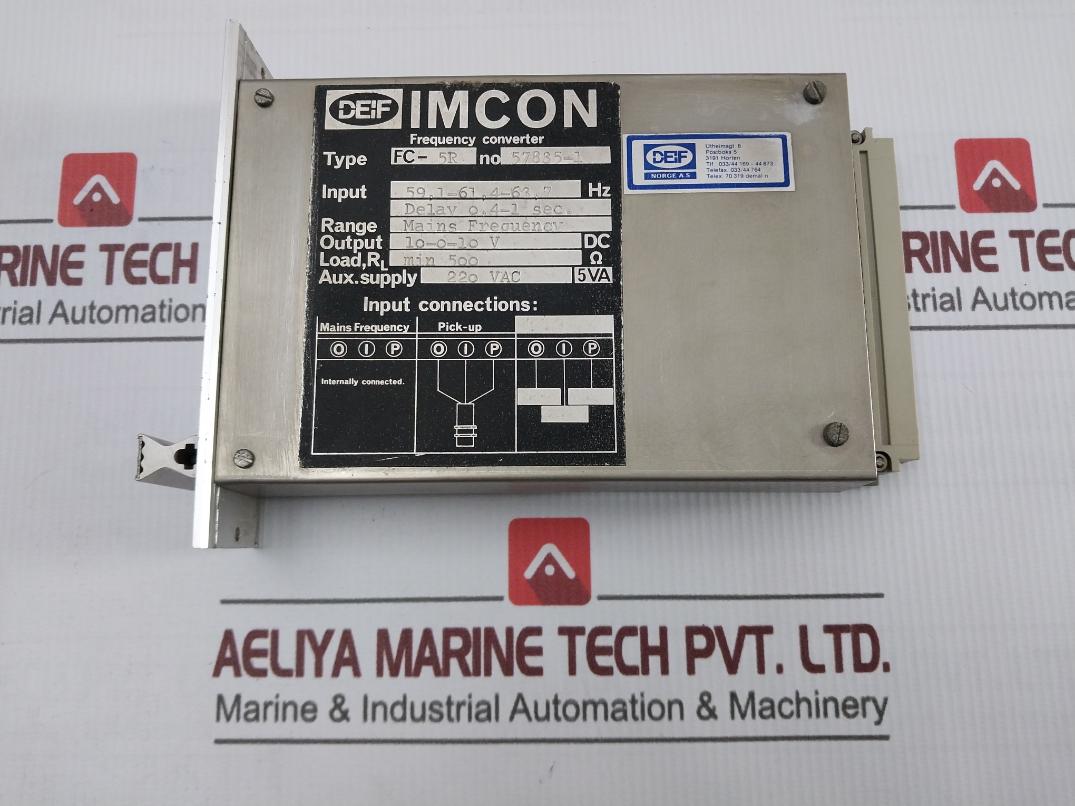 Deif Fc- 5r Frequency Converter Delay 220 V