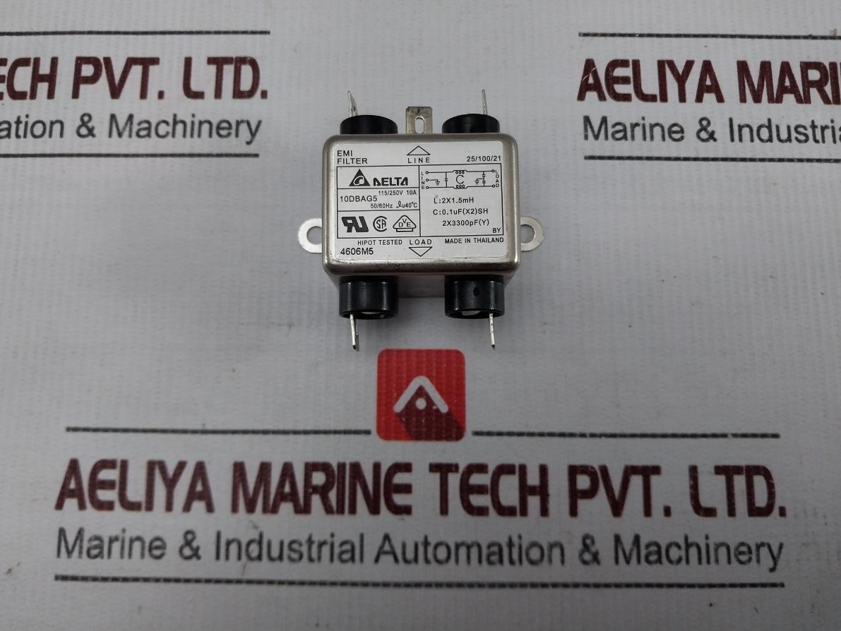 Delta 10dbag5 Emi Filter 250v