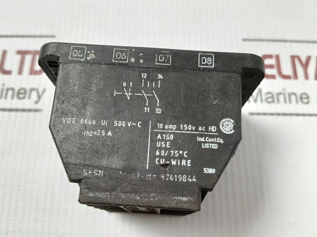 Demag 87419844 Contact Block 500v - Image 4