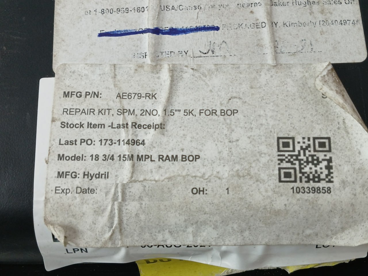 Hydril Ae679-Rk Valve Repair Kit - Image 6