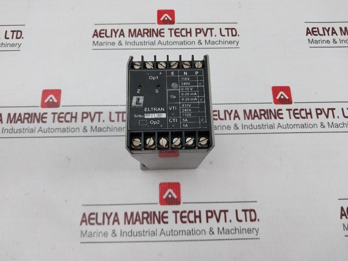 Lectrotek Systems Eltran Cti Electrical Current Voltage Transducer 240v