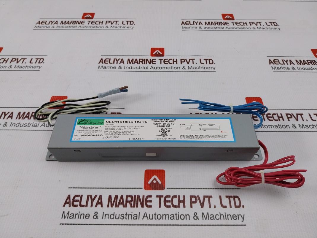 Sage Lighting Nlu116t8rs-Rohs Electronic Ballast 600v