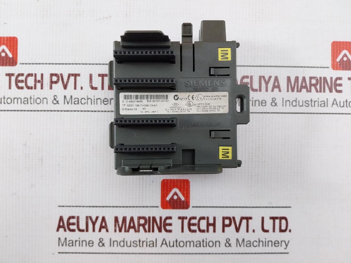 Siemens 6es7 195-7hd80-0xa0 Bus Module