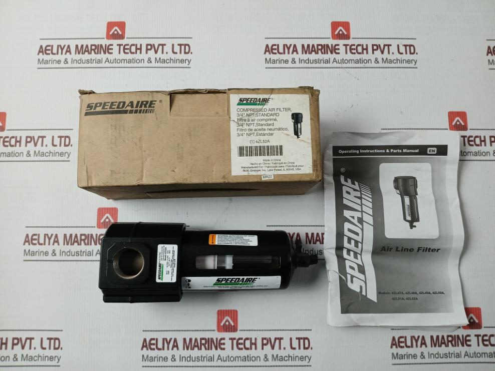 Speedaire 4zl52a Compressed Air Filter