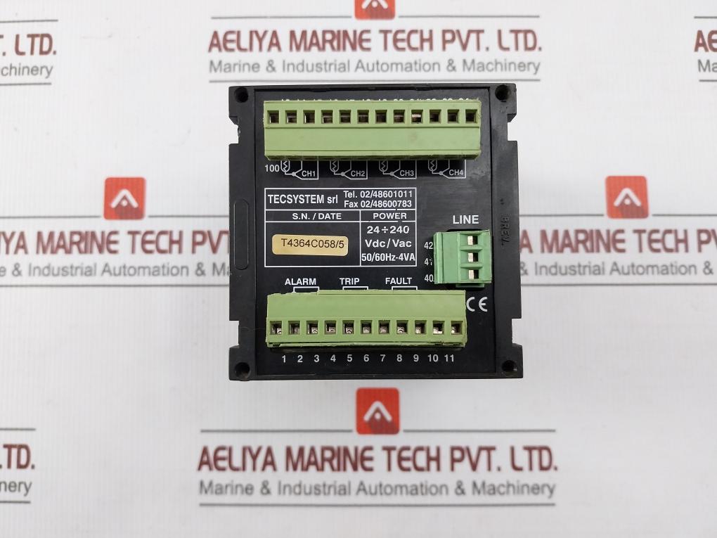 Tecsystem T154 Protection Relay 60hz - Image 4