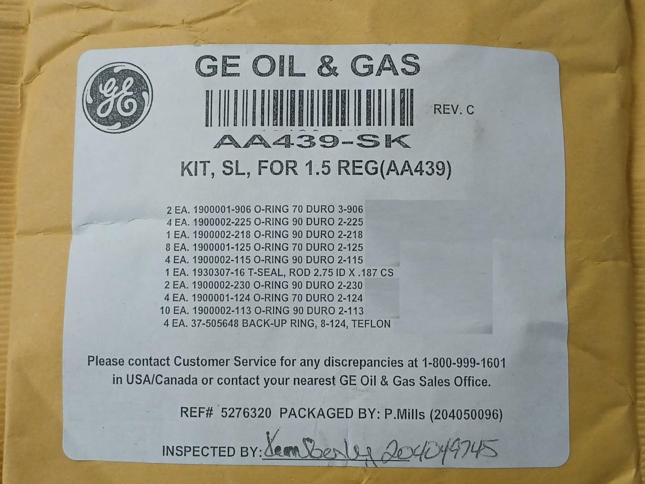 Hydril Aa439-Rk Repair Kit - Image 6