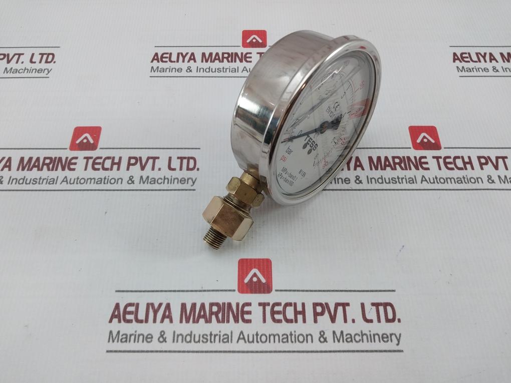 Tess En 837.1 Pressure Gauge 1/2"Bsp, Bm 0-80 Psi 0-6 Bar - Image 3