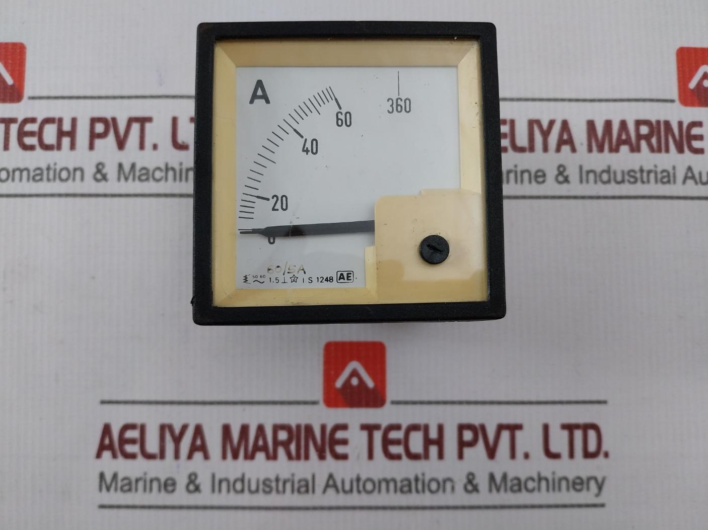 Automatic Electric 0-60360a Analog Ammeter