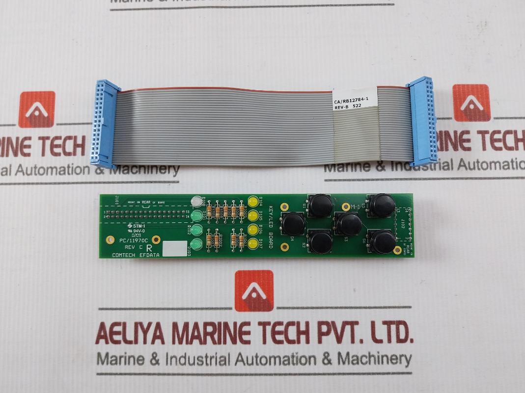 Comtech Pc11970c KeyLed Board With Ribbon Cable