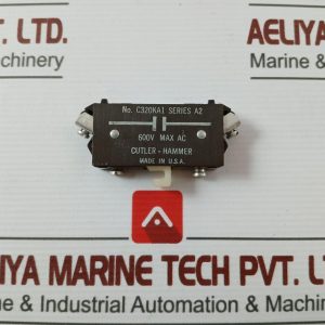Cutler-Hammer C320ka1 Auxiliary Contact 600v