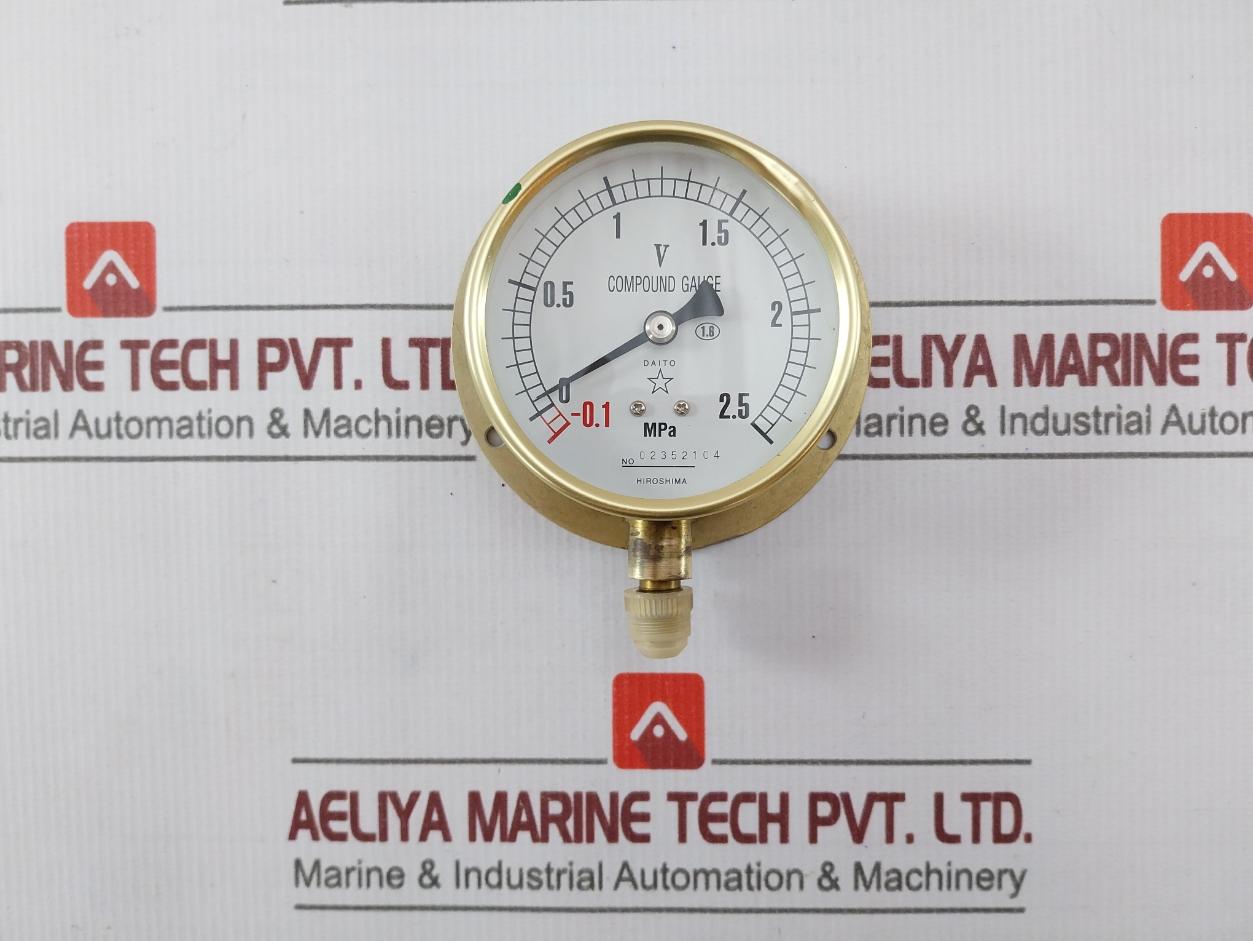 Daito -0.1 – 2.5 Mpa General Purpose Pressure Gauge