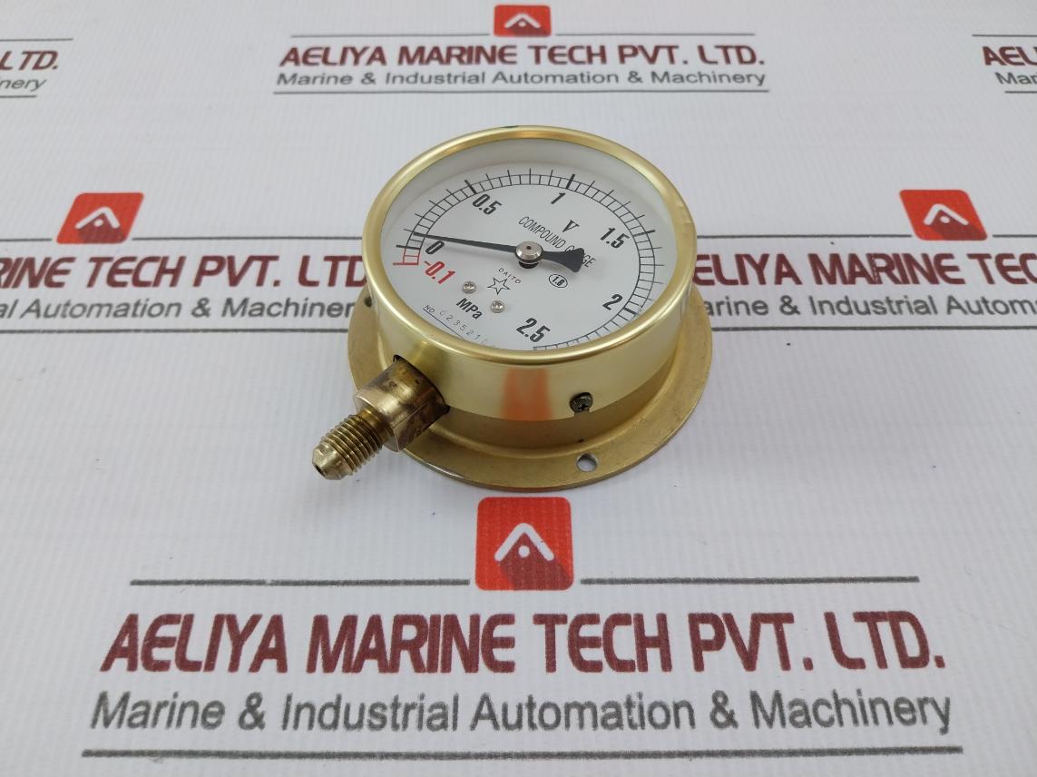 Daito -0.1 – 2.5 Mpa General Purpose Pressure Gauge - Image 3
