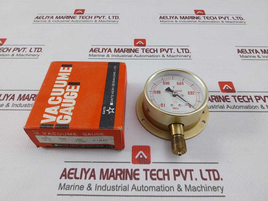 Daito Keiki Type Bu Vacuum Gauge
