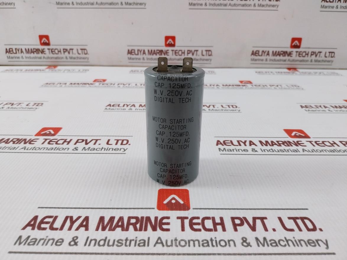 Digital Tech Cap. 125mfd. Motor Starting Capacitor 25ov