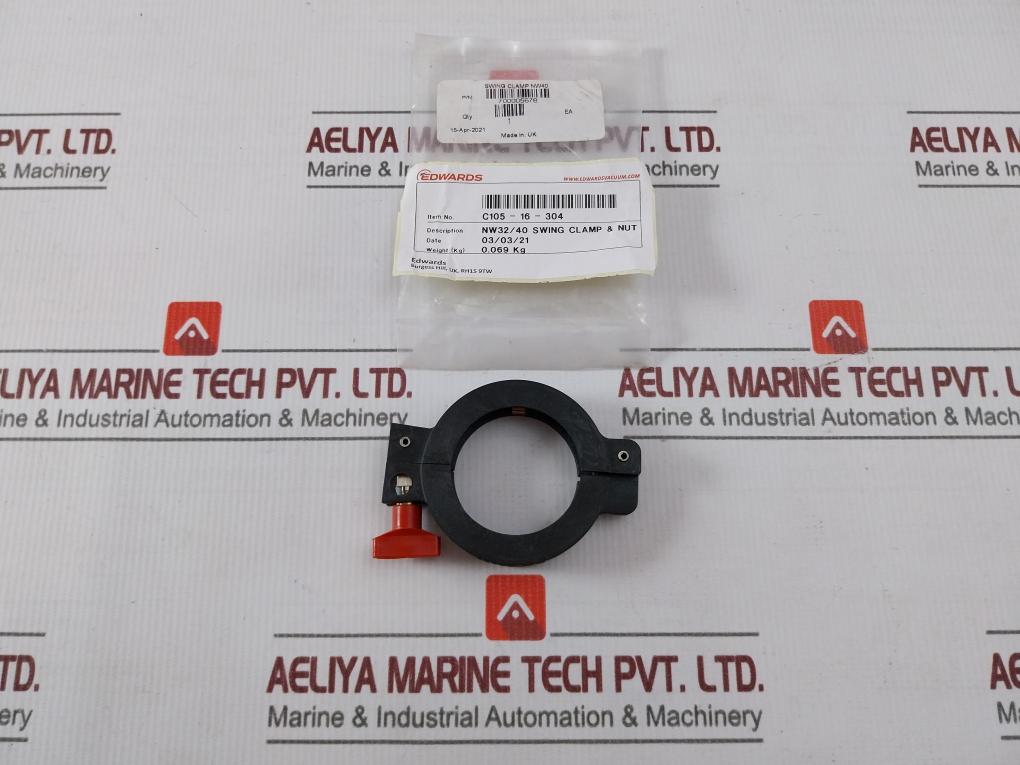 Edwards C105-16-304 Vacuum Clamp With Nut