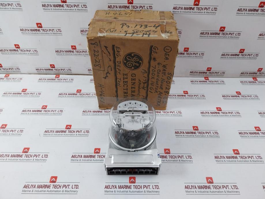General Electric 700x 14g 1 Two Stator Watthour Meter 120 V