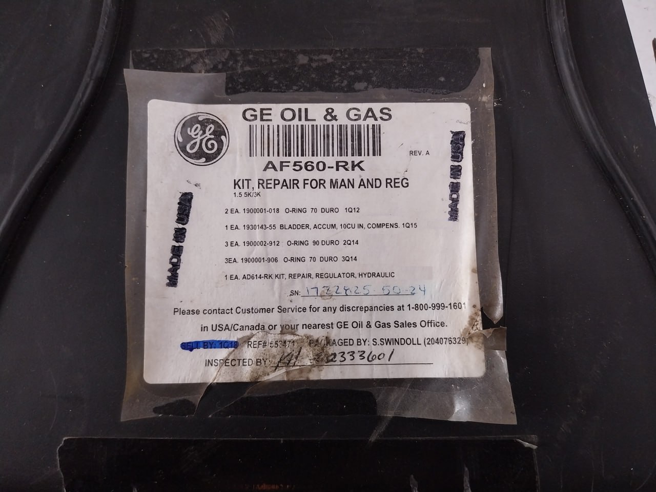 General Electric Af560-Rk (Incomplete) Repair Kit - Image 6