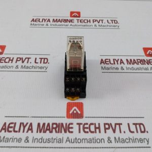 Omron Type My4 Miniature Power Relay With A Socket 110v