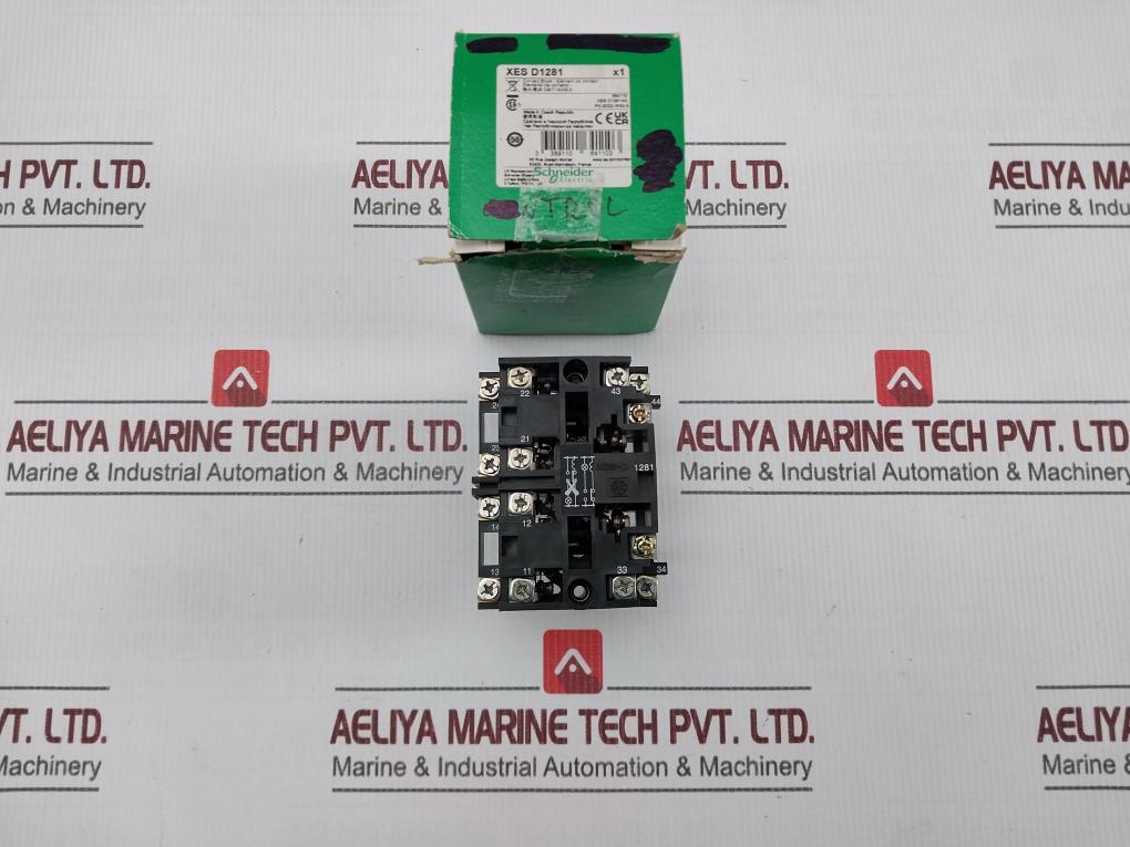 Schneider Electric Xes-D1281 Contact Block 600v