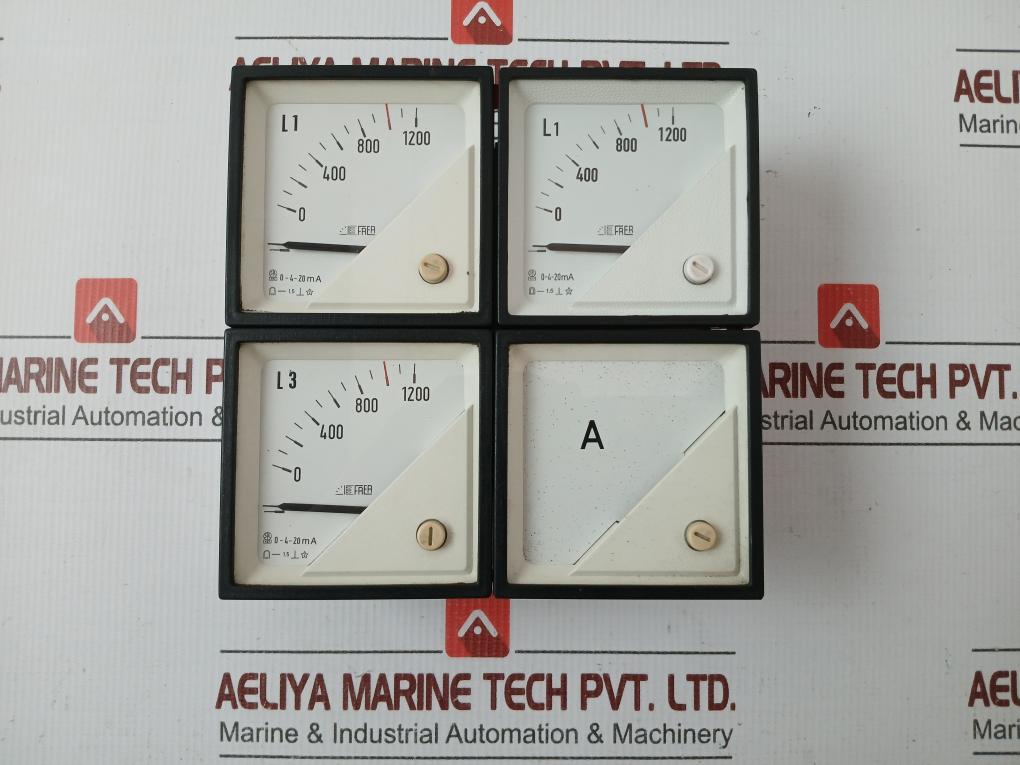 Frer Scale 0-1200a Analog Triple Scale Current Meter