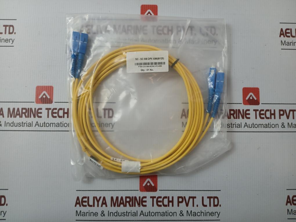 Ftek-Dx-Sm-Sc/Sc-Pc-03m Duplex Sm Sc-Sc P.C. 3m Cable Set - Image 3