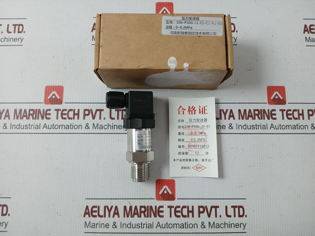 Henan Sin-P300-J1-S1-C2-V1-G2 Pressure Transmitter 24v