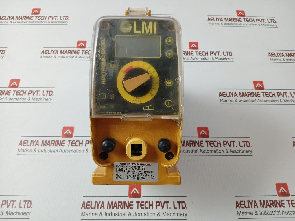 Lmi Ad816-917np Liquid Metronics Pump 240 V