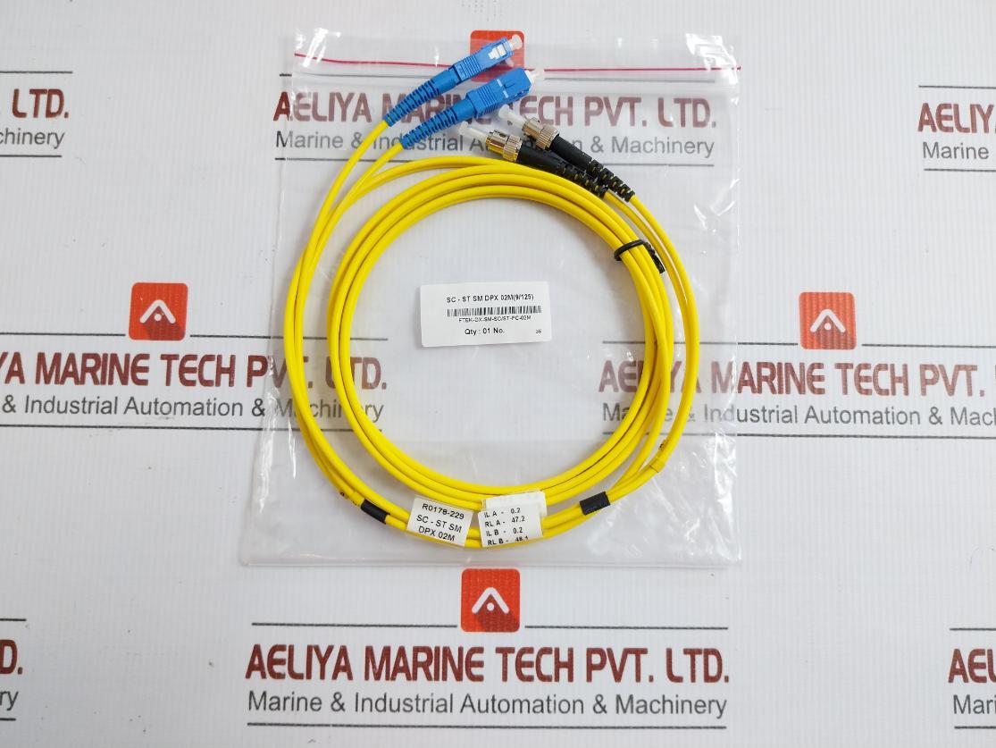 R0178-229 Sc-St Sm Dpx 02m (9/125) Fiber Optic Cable Set