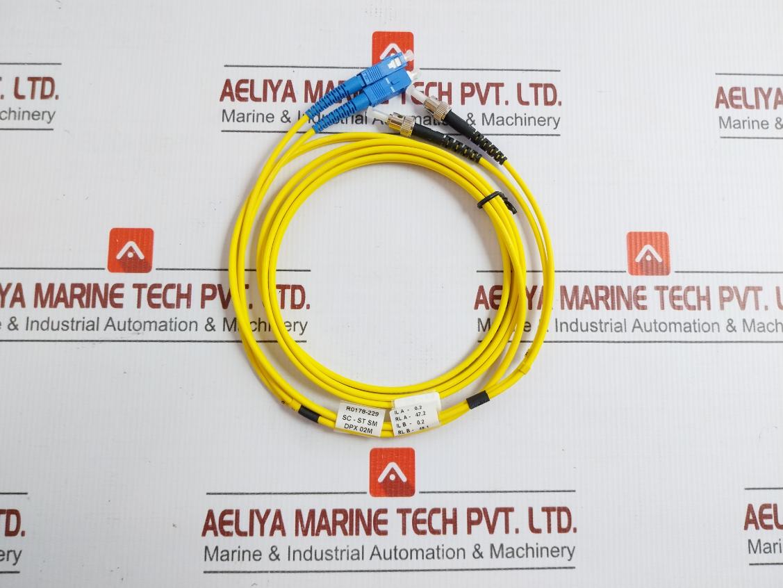 R0178-229 Sc-St Sm Dpx 02m (9/125) Fiber Optic Cable Set - Image 3