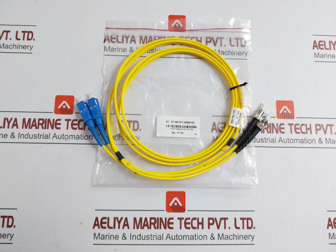 R0178-170 Sc-St Sm Dpx 02m (9125) Fiber Optic Patch Cord Set