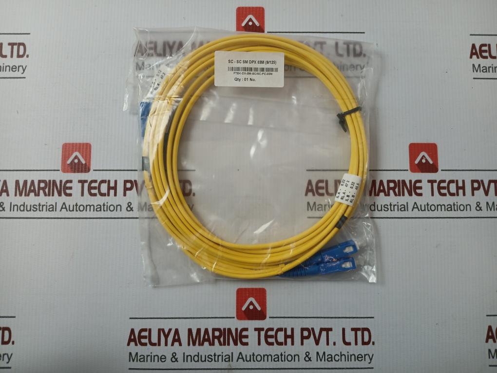 Sc-Sc Sm Dpx 03m (9125) Duplex Fiber Optic Patch Cable