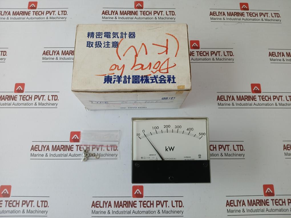 Toyo Keiki Ecf-12nb Kilowatt Meter 300v