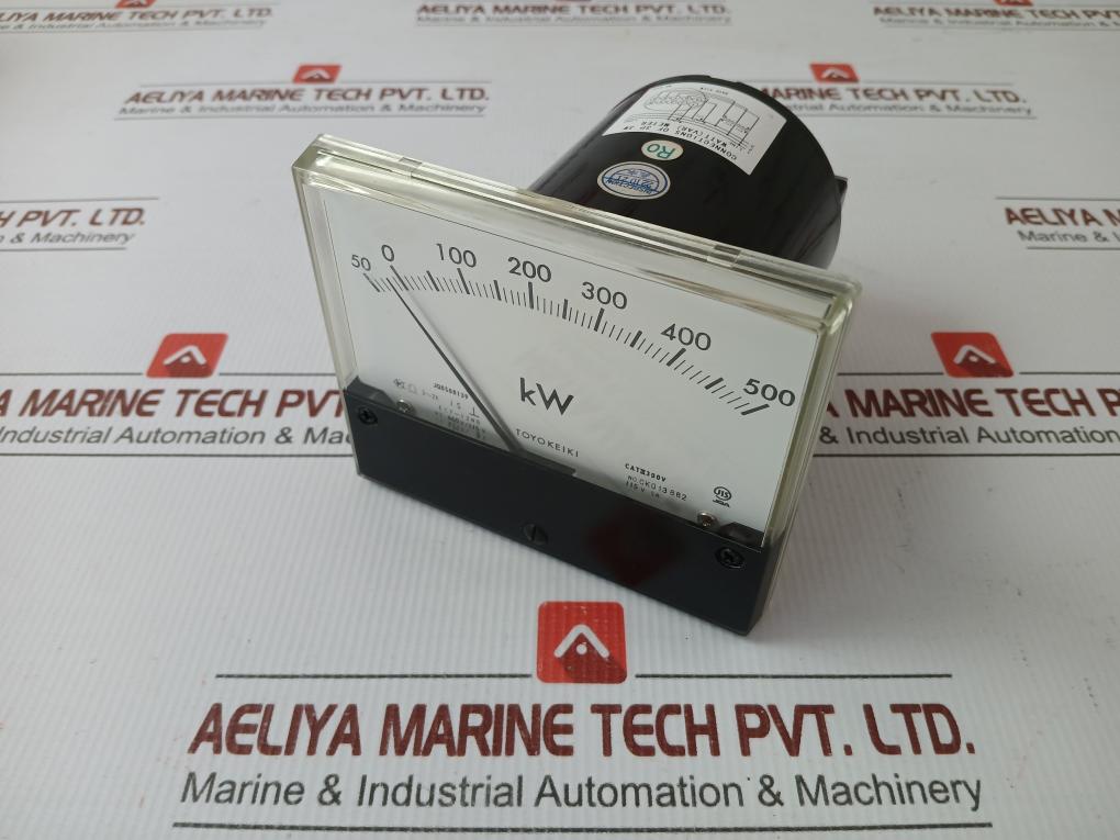Toyo Keiki Ecf-12nb Kilowatt Meter 300v - Image 3