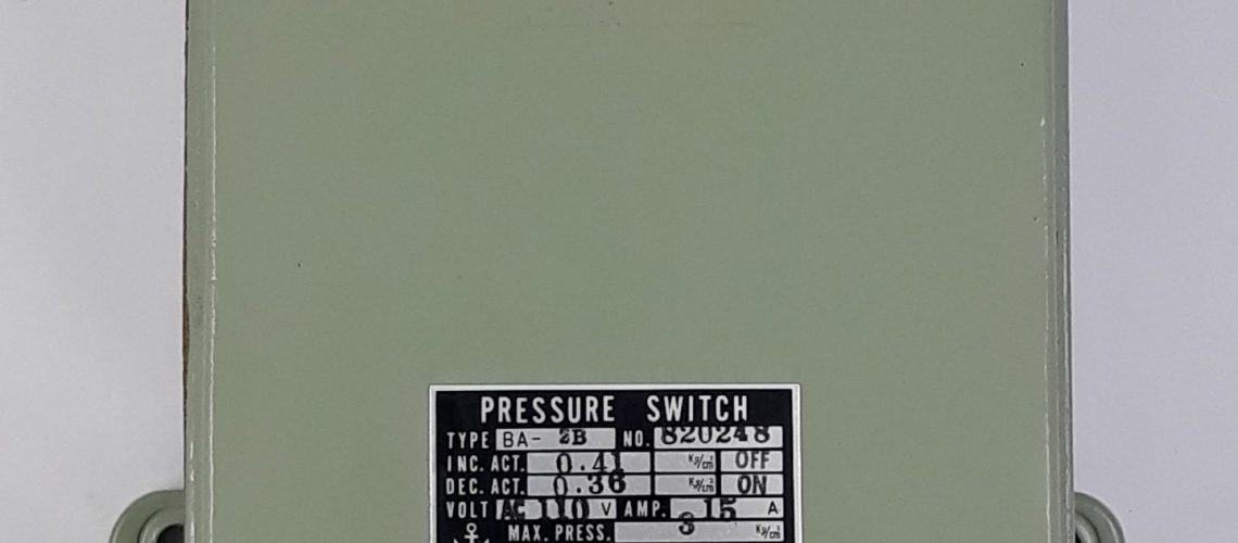 KOBATA BA-2B PRESSURE SWITCH