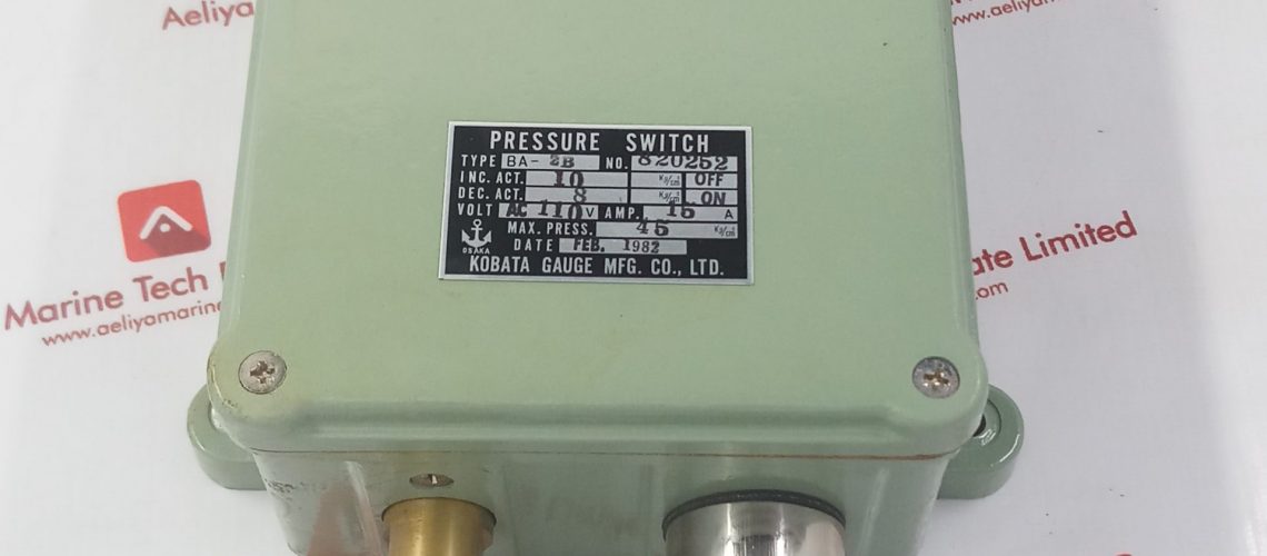 KOBATA BA-2B PRESSURE SWITCH