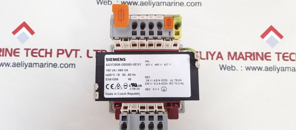 SIEMENS 4AM3896-0BS80-0EN1 TRANSFORMER