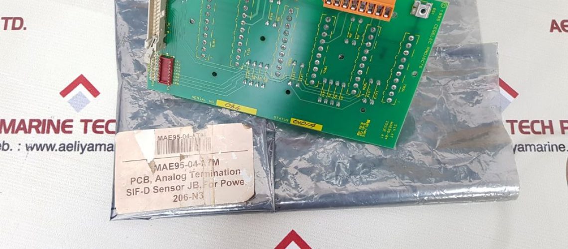 CEGELEC PROJECTS/PHOENIX CONTACT MAE95-04 ANALOG TERMINATION PCB CARD