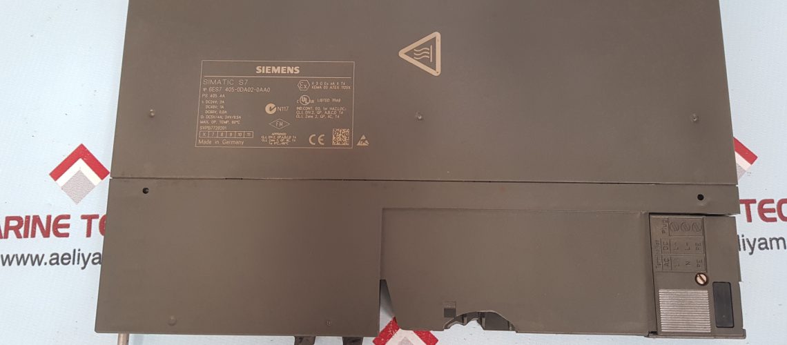 SIEMENS SIMATIC S7 POWER SUPPLY MODULE 6ES7 405-0DA02-0AA0