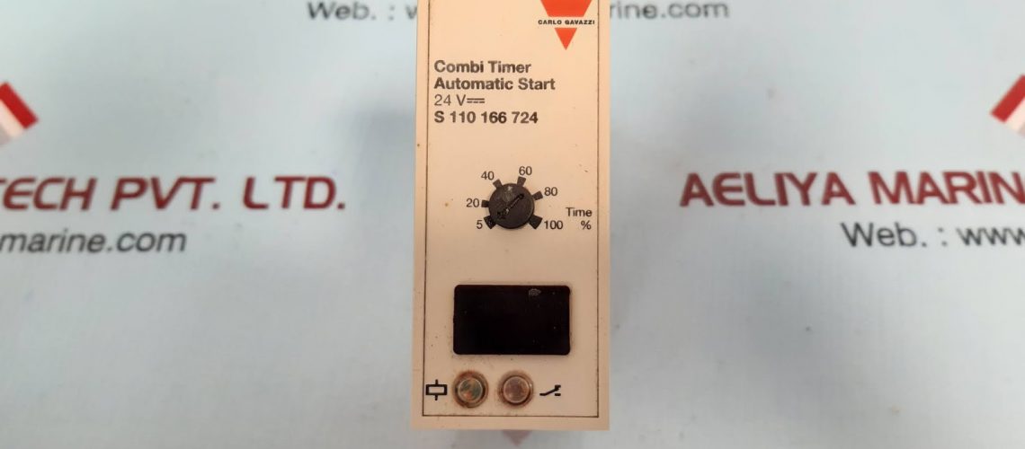 CARLO GAVAZZI S 110 166 724 COMBI TIMER AUTOMATIC START