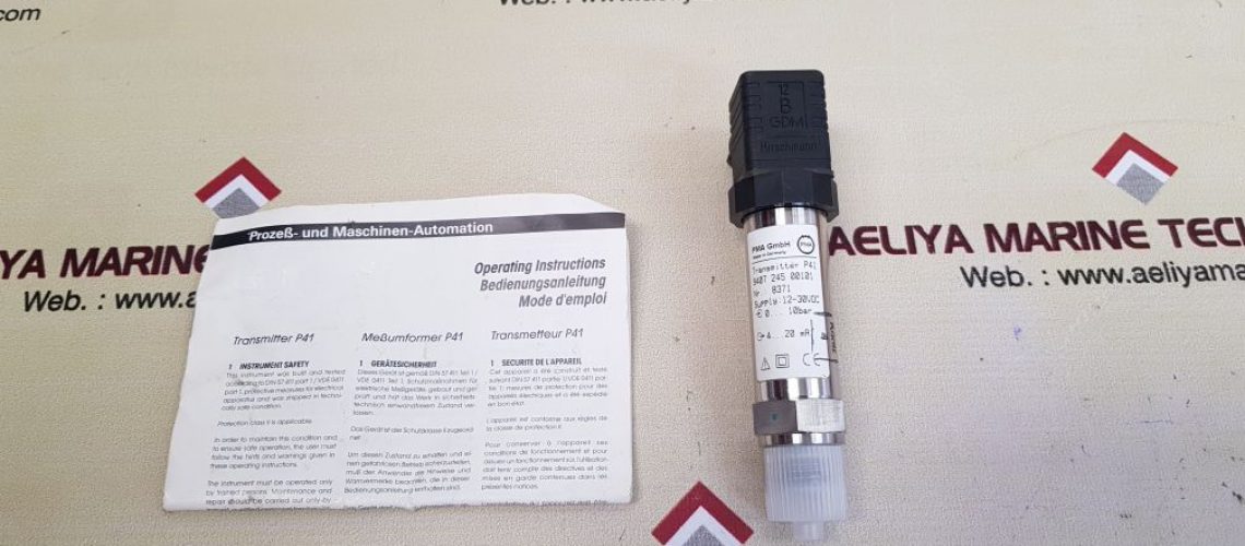 PMA PNEUMATIC TRANSMITTER P41