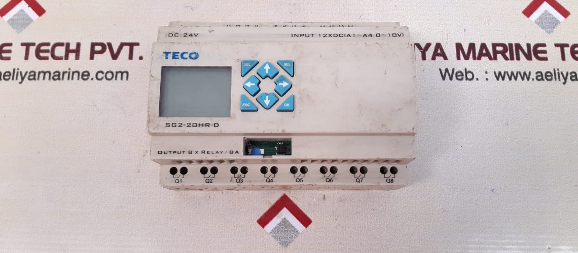 TECO ELECTRIC SG2- 20HR-D PROGRAMMABLE LOGIC CONTROLLER