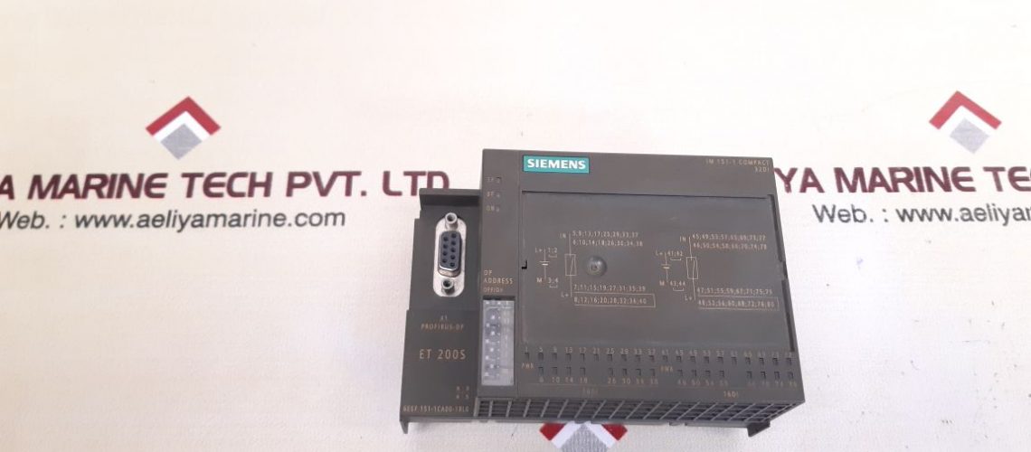 SIEMENS SIMATIC S7 6ES7 151-1CA00-1BL0 IM 151-1 COMPACT PROFIBUS-DP MODULE