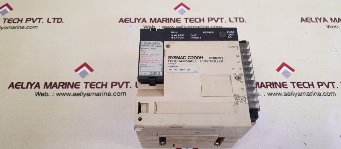 OMRON SYSMAC C200H PROGRAMMABLE CONTROLLER C200H-CPU03