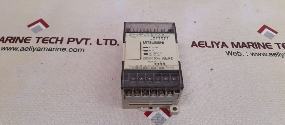 MITSUBISHI MELSEC FX0S-10MR-D PROGRAMMABLE CONTROLLER Y550D21701A